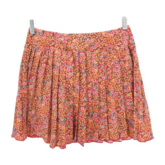 NWT TOAD & CO Sunkissed Pleated Skort Taffy Floral Print Size MEDIUM - Picture 2 of 7